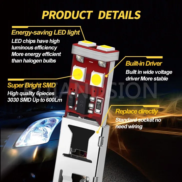 h1 led fog light bulb