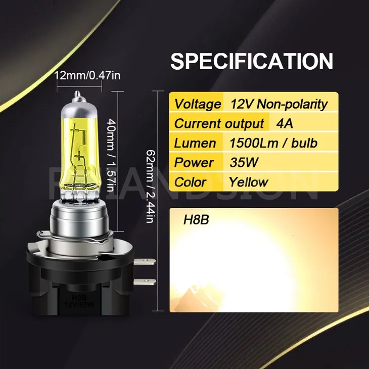 h8 Halogen fog light