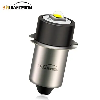 Ruiandsion Kina P13.5S Maglite Torch LED Bulb 9V White Leverantörer