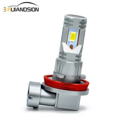 Vit 9006 H11 Dual Beam Biltillbehör Dimljus Lampa Projektor